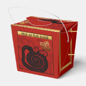 Ballotins Cute Snake chinois Année 2025 Zodiac Anniversaire (Arrière)