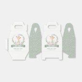 Ballotins Cute Soft Safari Giraffe Baby shower fleuri de cou (Déplié)