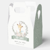 Ballotins Cute Soft Safari Giraffe Baby shower fleuri de cou (Ouvert)