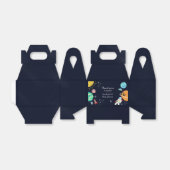 Ballotins Cute Space Theme Baby shower garçon (Déplié)