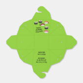 Ballotins Cute Sushi Enfants 1er anniversaire (Déplié)