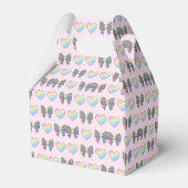 Ballotins  cute sweet rainbow hearts pastel gradient pattern (Arrière)