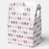 Ballotins  cute sweet rainbow hearts pastel gradient pattern (Ouvert)