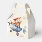 Ballotins Cute Teddy Bear Avion 1ère fête d'anniversaire (Arrière)