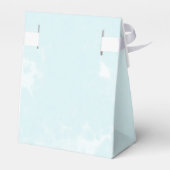 Ballotins Cute Teddy Ours Baby shower bleu Merci (Arrière)