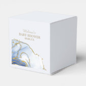 Ballotins Cute Teddy Ours Bleu Or Abstrait Merci (Arrière)