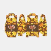 Ballotins Cute Thanksgiving Holiday turkey ajouter un messag (Déplié)