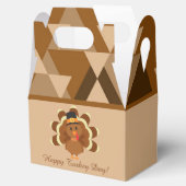 Ballotins Cute Thanksgiving Holiday turkey ajouter un messag (Ouvert)