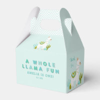 Cute Tout Llama Amusants Aqua 1er Anniversaire