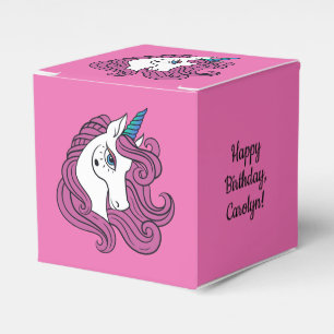 Ballotins Cute Unicorn texte et ballotin couleur personnalis