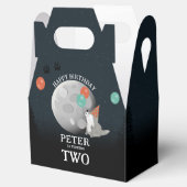 Ballotins Cute Wolf Pack Woodland Moon Howling Birthday (Ouvert)