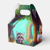 Ballotins Cute Woodland amis renard skunk raccoon cerf (Arrière)