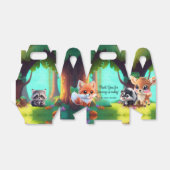 Ballotins Cute Woodland amis renard skunk raccoon cerf (Déplié)