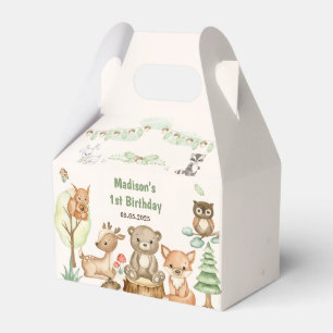 Ballotins Cute Woodland Animaux 1er Anniversaire Fête Favori