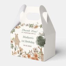 Cute Woodland Animaux 1er Anniversaire Fête Favori