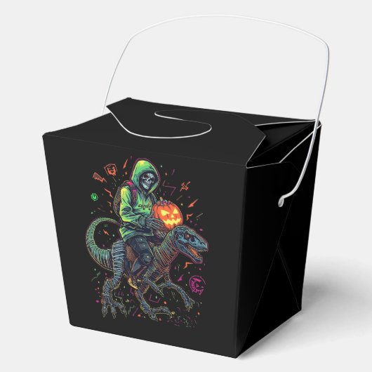 Ballotins Cyber Neon Skeleton équitation Robo Dino - Hallowe (Recto)