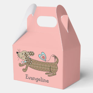 Ballotins Dachshund, chien de saucisse personnalisé