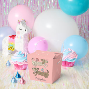 Ballotins Dachshund, chien de saucisse personnalisé