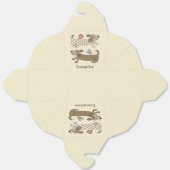 Ballotins Dachshund, chien de saucisse personnalisé (Déplié)