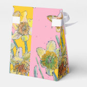Ballotins Daffodil Fleur Peinture florale Anniversaire Art r (Arrière)