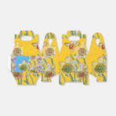 Ballotins Daffodil Fleur Peinture florale Anniversaire Boîte (Déplié)