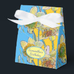 Ballotins Daffodil Fleur Peinture florale Anniversaire Boîte<br><div class="desc">Daffodil fleur Peinture Aquarelle florale boîte à gâteau d'anniversaire. Un produit glorieux fait de mes aquarelles originales.</div>
