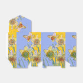 Ballotins Daffodil Fleur Peinture florale Anniversaire Lavan (Déplié)