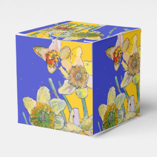 Ballotins Daffodil Fleur Peinture florale Anniversaire Marin