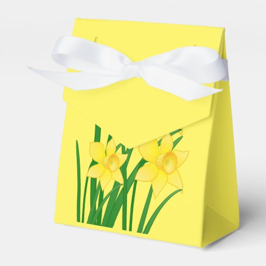 Ballotins Daffodils Party Favoriser Box (Verso)