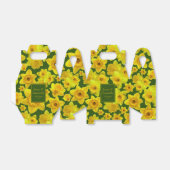 Ballotins Daffodique de printemps jaune - Mariage (Déplié)