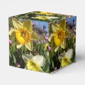 Ballotins Daffodique Jaune Floral Ballotin de gâteau d'anniv (Arrière)