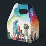 Ballotins Dallas Skyline Art Abstrait<br><div class="desc">Ajoutez une touche de modernité à votre événement avec ce ballotin présentant l'art abstrait Dallas. Parfait pour les mariages,  fêtes ou cadeaux d'entreprise.</div>