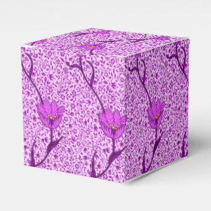 Ballotins Damas Art Nouveau Tulipe, Violet et Orchidée