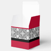 Ballotins Damask Delight dans Scarlet Red Wedding Favoriser  (Ouvert)