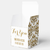 Ballotins Damask Gold mariage d'entreprise (Ouvert)
