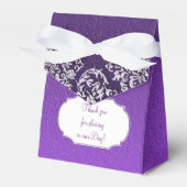 Ballotins Damask Royal Purple Ballotin (Verso)