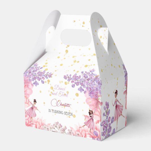 Ballotins Danse et ballerine tourbillon anniversaire (Arrière)