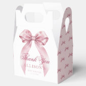 Ballotins de Baby shower Coquette Bow - Élégant Ép (Ouvert)