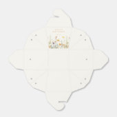 Ballotins de Baby shower Fleur sauvage rustique (Déplié)