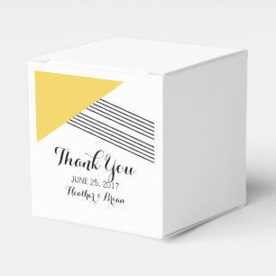 Ballotins de bande géométrique jaune