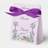 Ballotins de cadres floraux violets (Verso)
