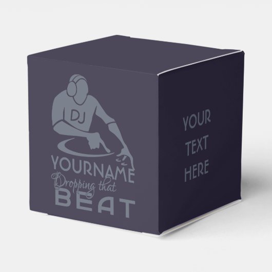 Ballotins de couleurs personnalisés DJ (Arrière)