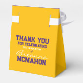 Ballotins de diplômes Jaune doré et Violet (Arrière)