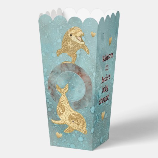 Ballotins de douche Dolphin Or (Verso)