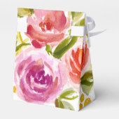 Ballotins de Fêtes des mariées Florales aquarelles (Arrière)
