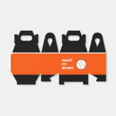 Ballotins de la fête d'anniversaire de baseball or (Déplié)