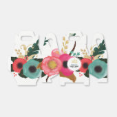 Ballotins de mariage floral moderne (Déplié)