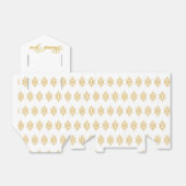 Ballotins de Merci de dentelle blanche (Déplié)