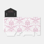 Ballotins de réception de mariage Coronation rose (Déplié)