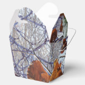 Ballotins Décor Camouflage d'hiver de neige (Ouvert)